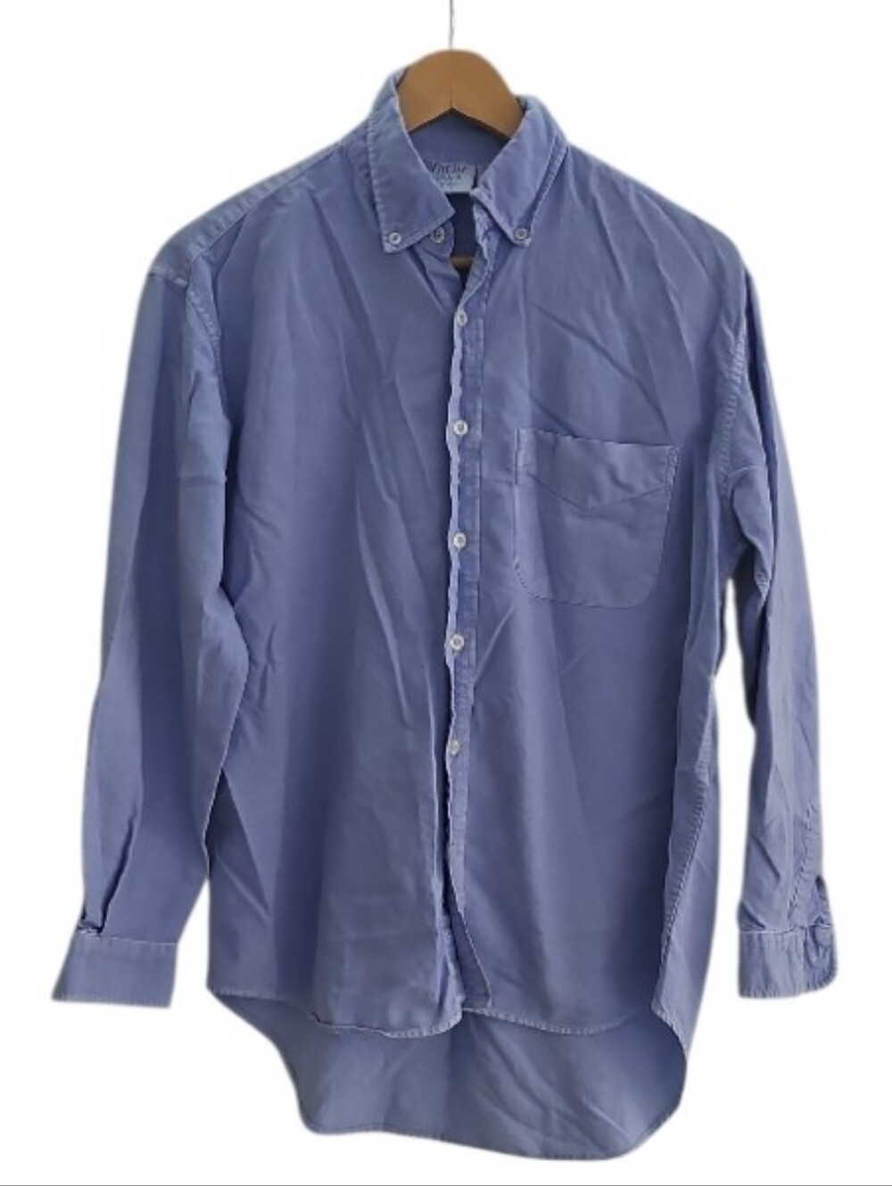 Fresh Produce 100% Cotton Button Down Shirt Women’s S Blue Coastal Casual